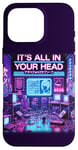 iPhone 16 Pro It's All In Your Head Cyberpunk Japanese Vaporwave Aesthetic Case