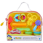 Play-Doh, Mon Premier Kit avec 4 Pots de pâte a Modeler et 9 Accessoires, pour Filles et Garçons dès 3 Ans, Jouets Préscolaires d'halloween pour Enfants, Idèe Cadeau