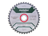 Metabo Classic Precision Cut Wood - Cirkelsågblad - 216 Mm - 40 Tänder