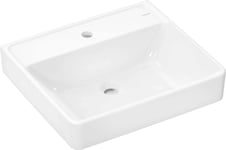 Hansgrohe Xanuia Q Vegghengt Servant 55x48 cm, m/1 bl.hull, u/ol, Hvit m/SC - 61147450