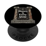 Les amateurs d'histoire de la Rome antique Empire romain PopSockets PopGrip Adhésif