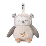 Tommee Tippee Peluche Veilleuse Sonore et Lumineuse de Luxe pour Bébés et Jeunes Enfants avec CrySensor, 6 Sons Apaisants et une Veilleuse, Rechargeable par USB et Lavable en Machine, Ollie La Chouette