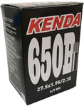 Kenda 650B Bike Inner Tube 27.5 x 1.95 - 2.35 with  40mm Schrader Valve Qty 1