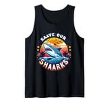 Protect The Shark save the ocean save ocean animals retro Tank Top