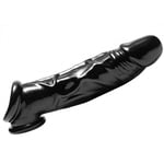 Fuck Tool Penis Sheath & Ball Stretcher Black