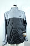 NEW THE NORTH FACE MEN'S BLACK & GREY VENTURE 2 JACKETS WATERPROOF RAIN SHELL /M