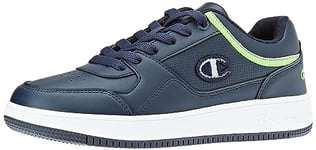 Champion Rebound Low B Gs Sneakers, Blu Marino Grigio Verde Bs010, 6.5 UK