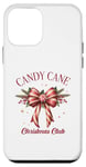 Coque pour iPhone 12 mini Candy Cane Christmas Club Pyjama d'hiver pour famille