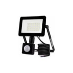 Projecteur LED extérieur 20W avec détecteur de mouvement 6500K Projecteur LED extérieur, IP66 avec lampe de sécurité à détecteur de mouvement, pour