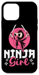 Coque pour iPhone 12 mini Ninja Girl Fierce Warrior Design