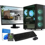 Sedatech Pack PC Professionnel • Intel i7-13700KF • RTX4080 • 64Go DDR5 • 1To SSD M.2 • 2To HDD • Windows 11 • Moniteur 28