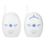 Digital Audio Baby Monitor 2.4GHz Wireless Nanny Intercom with 2 Way Voice Function, Long Range up to 250M (Without Battery)(UK Plug)