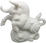 Statues du zodiaque chinois marbre blanc gardien de pierre pour la maison et le bureau meilleur cadeau de félicitations de pendaison de crémaillère, décor Feng Shui attirer la richesse et la bonne ch