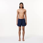 Lacoste Short de bain court séchage rapide Taille XXL Bleu Marine/vert