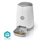 Nedis - Distributeur De Nourriture Intelligent Pour Chat / Chien Smartlife Smartphone