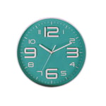 KUOZEN Kitchen Clock Wall Clocks Digital Wall Clock Large Wall Clock Radio Controlled Wall Clock Wall Clocks For Bedrooms Bathroom Clock Cyan,One Size