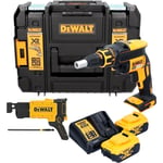 Dcf 620 P2T Visseuse pour cloisons sèches sans fil 18 v 30 Nm Brushless + 2x batterie 5,0 Ah + chargeur + tstak - Dewalt