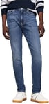 Tommy Jeans Jean Homme Simon Skinny Fit, Bleu (Denim Dark), 31W/30L