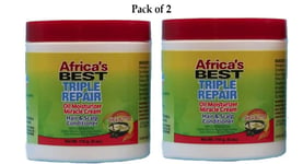 2 X Africa's best triple repair oil moisturizer miracle cream 170g (pack of 2)