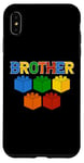 Coque pour iPhone XS Max T-shirt humoristique Brother Master Builder Bricks Blocks