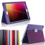 Housse nouvel Apple iPad Pro 10.5 pouces Wifi - 4G/LTE Cuir Style violette avec Stand - Etui coque violet de protection tablette 2017 / 2018 New iPad Pro 10,5 pouces - accessoires pochette XEPTIO case