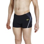 Speedo Fit Mens Splice Swim Aquashorts Boxer Trunks Shorts - Green - 30