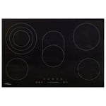 vidaXL Ceramic Hob with 5 Burners Touch Control 90 cm 8500 W