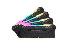 CORSAIR Vengeance RGB PRO - 32GB:4x8GB - DDR4 RAM - 3600MHz - DIMM 288-PIN - Ikke-ECC - CL18