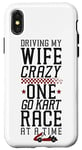 iPhone X/XS Go Kart Racing Wife Husband Vintage Driving My Wife Crazy Case