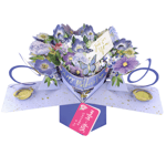 To A Special Step-Mum Floral Pop Up Happy Mother's Day Card 3D Greeting Cards