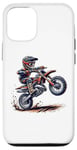 iPhone 12/12 Pro Kids Dirt Bike Motocross Rider Racing Boys Girls Bikers Case