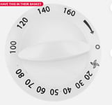 Genuine Hotpoint AQUARIUS Tumble Dryer Control Timer White Knob Switch Dial