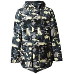 Puma x BWGH Long Sleeve Zip Up Camouflage Mens Fishtail Parka Jacket - Size Medium