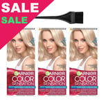 Lot de 3 Garnier Color Sensation Hair Color 111 Silver Ultra Blonde