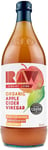 Raw Organic Apple Cider Vinegar with the Mother, 1L - Raw, Unpasteurised and - -