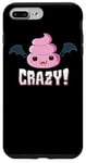 Coque pour iPhone 7 Plus/8 Plus Batshit Crazy Vampire Bat Poo Emoticon Halloween Costume