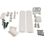 kit de fixation porte refrigerateur integrable avec systeme glissiere whirlpool 481231028208