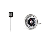 Heston Blumenthal Precision by Salter 544A HBBKCR Instant Read Meat Thermometer, BBQs, 0.1°C Precision, 200°C to -45°C, Black & 512 SSCR Analogue Meat Thermomete