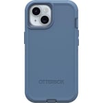 OtterBox iPhone 15, iPhone 14, and iPhone 13 Defender Series Case - BABY BLUE JEANS (Blue), Screenless, Rugged & Durable, with Port Protection, Includes Holster Clip Kickstand