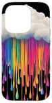 iPhone 14 Pro Colorful Rain Cloud Artwork For Joyful Nature Lovers Case