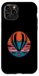 iPhone 11 Pro Retro Sunset Journey Through The Sky Hot Air Balloon Case