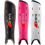 Grays G60 Hockey Shin Pads Protection (White/Navy, XSmall)