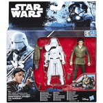 Star Wars Rogue one pack Snowtrooper Officer et Poe Dameron 10 cm