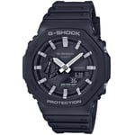 Casio GA-2100-1AER G-Shock Carbon Core Octagon Series Watch -Black