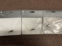 Job Lot 10x Brand New Apple iPhone TTY Adapter MA854G/A 3.5mm To TTY (Teletype)