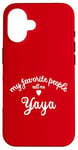 iPhone 16 My Favorite People Call Me YAYA Greek Grandma Greece yiayia Case