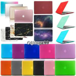 Hardshell Hard Rubberized Case Cover Apple Macbook Air Pro 11 13 15 Inch