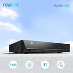 Enregistreur Vidéo PoE NVR 16 Canaux Reolink RLN16-410 avec Disque Dur 3To et Vision Nocturne