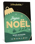 Wonderbox – Coffret cadeau noël - JOYEUX NOEL Sensation – plus de 10.000 activités: séjours de rêve, repas délicieux, soins bien-être prestigieux ou loisirs pour 1 ou 2 personnes