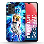 Cokitec Coque pour Samsung Galaxy A13 / A04S Manga Dragon Ball Gogeta Lumiere Multicolore